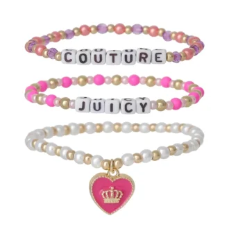 Kids Choose Juicy Heart Charm 3-delat pärlarmbandset