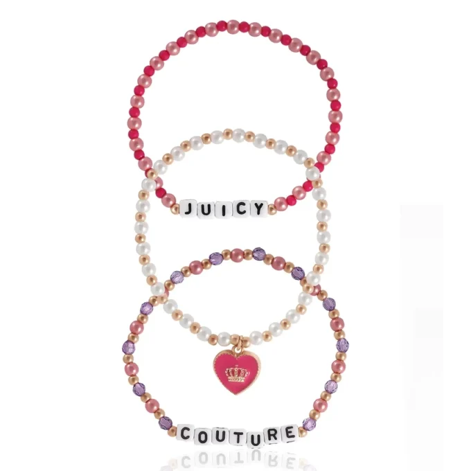 Kids Choose Juicy Heart Charm 3-delat pärlarmbandset