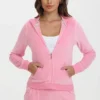 Klassisk hoodie i Cotton Velour