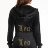 Leo anpassningsbar Big Bling-velourhuvtröja Leo anpassningsbar Big Bling-velourhuvtröja