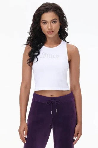 Liten glittrig, sömlös crop-top med hög hals