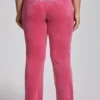 Plus-Size Angel Couture Big Bling Velour Träningsbyxor