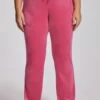 Plus-Size Angel Couture Big Bling Velour Träningsbyxor