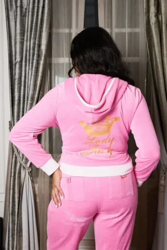 Plus-Size Lady Juicy Hollywood Heritage Huvtröja