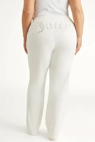 Plus-size Og Big Bling velourträningsbyxor