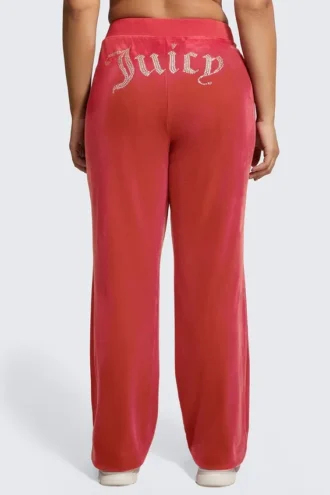 Plus-size Og Big Bling velourträningsbyxor
