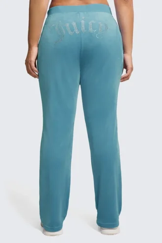 Plus-size Og Big Bling velourträningsbyxor