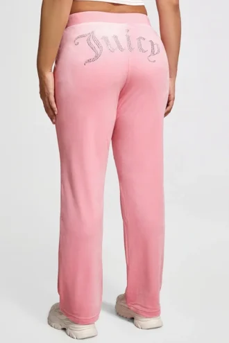 Plus-size Og Big Bling velourträningsbyxor