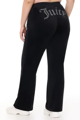 Plus-size Og Big Bling velourträningsbyxor