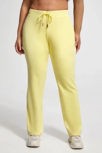 Plus-size Og Big Bling velourträningsbyxor