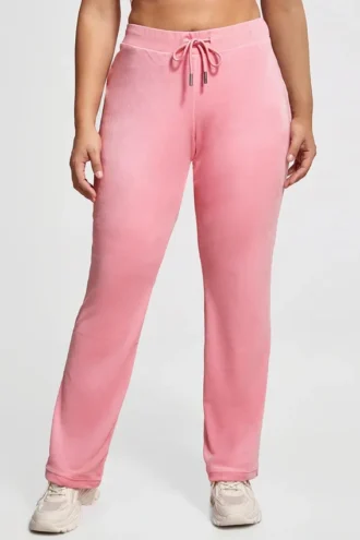 Plus-size Og Big Bling velourträningsbyxor
