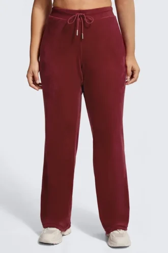 Plus-size Og Big Bling velourträningsbyxor