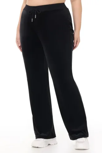 Plus-size Og Big Bling velourträningsbyxor