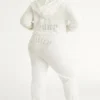 Plus-size Og Big Bling velourträningsbyxor