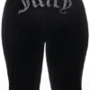 Plus-size Og Big Bling velourträningsbyxor