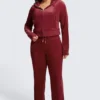 Plus-size Og Big Bling velourträningsbyxor