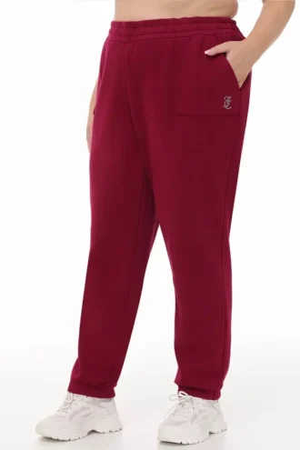 Plus-size små blingade fleece-Sweatpants