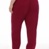 Plus-size små blingade fleece-Sweatpants