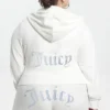 Plus-size Technicolor anpassningsbar Big Bling-velourhuvtröja