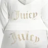 Plus-size Technicolor anpassningsbar Big Bling-velourhuvtröja