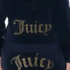 Plus-size Technicolor anpassningsbar Big Bling-velourhuvtröja