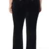 Plus-size Technicolor anpassningsbara Big Bling-velourträningsbyxor