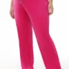 Plus-size Technicolor anpassningsbara Big Bling-velourträningsbyxor