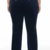 Plus-size Technicolor anpassningsbara Big Bling-velourträningsbyxor
