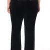 Plus-size Technicolor anpassningsbara Big Bling-velourträningsbyxor