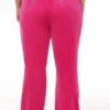 Plus-size Technicolor anpassningsbara Big Bling-velourträningsbyxor