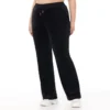 Plus-size Technicolor anpassningsbara Big Bling-velourträningsbyxor