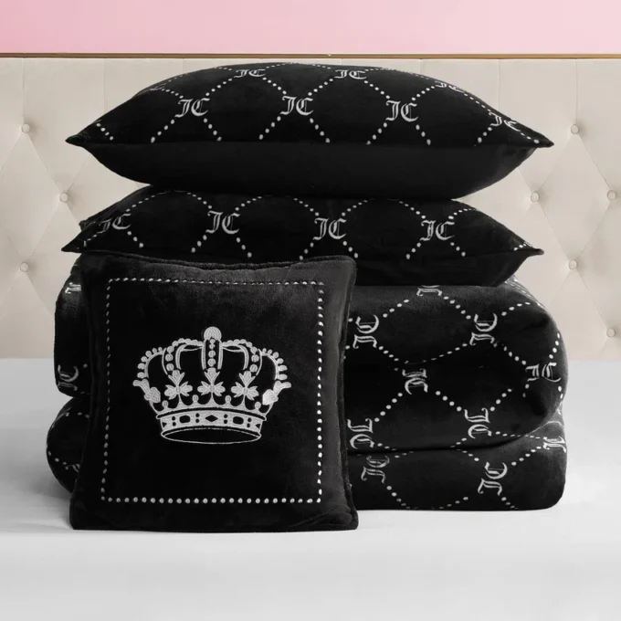 Plush Trellis Link vändbart täckeset