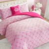 Plush Trellis Link vändbart täckeset
