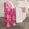 Plush vändbar sherpa-filta