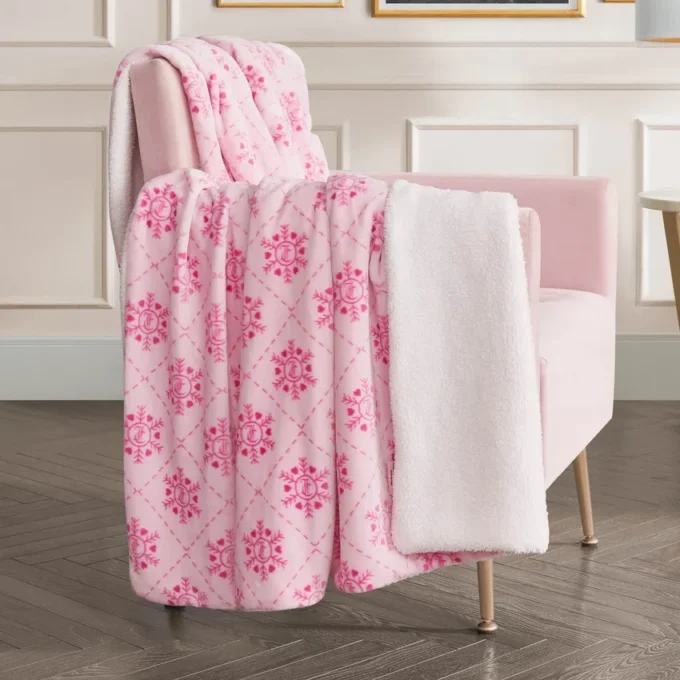 Plush vändbar sherpa-filta
