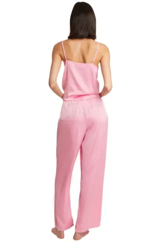 Pyjamas-set med satin-camisole