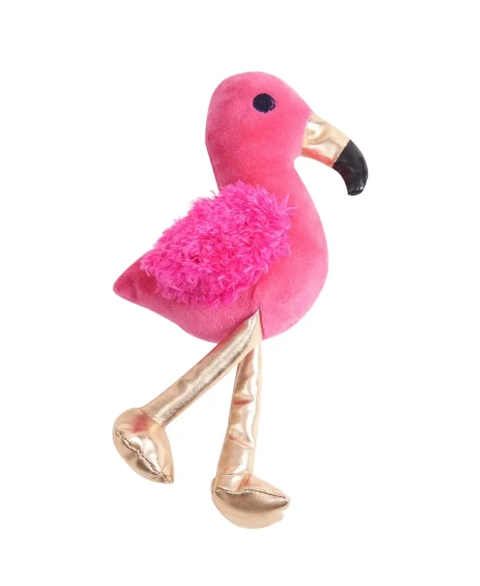 Rolig pipande flamingoleksak for djur