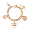 Rosa armband med pavé-detaljer