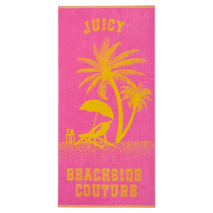 Rosa Beachside Couture-handduk i bomull