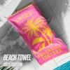 Rosa Beachside Couture-handduk i bomull