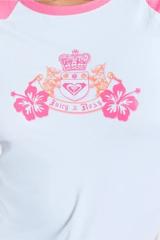 Roxy X Juicy rashguard i lycra med korta ärmar