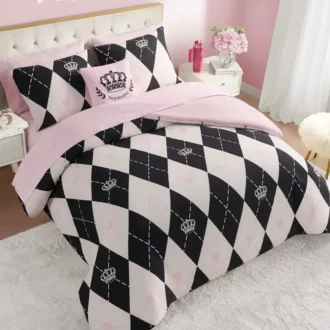 Royal Argyle vändbara sängkläder
