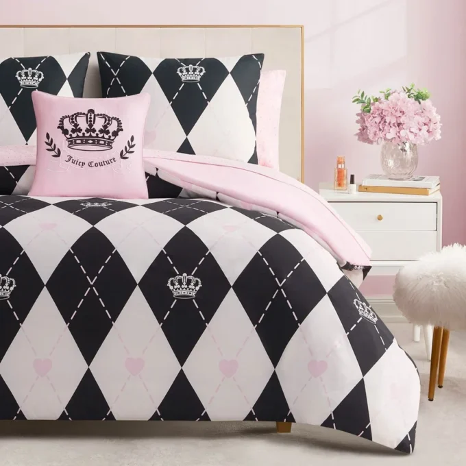 Royal Argyle vändbara sängkläder