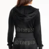 Scorpio anpassningsbar Big Bling-velourhuvtröja