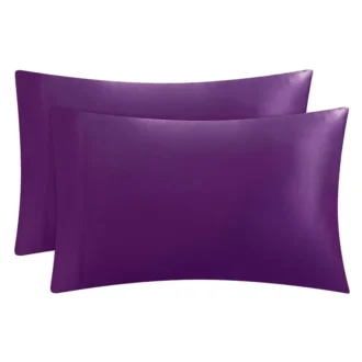 Set med enfärgade satängörngott