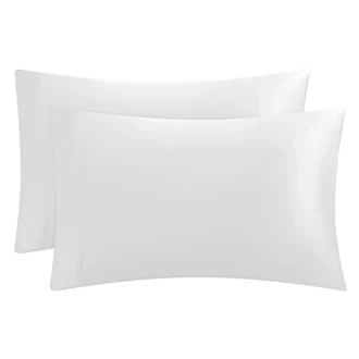 Set med enfärgade satängörngott