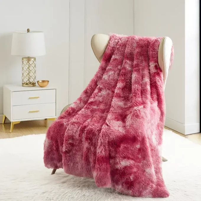 Shaggy Faux Fur Plush Filtar