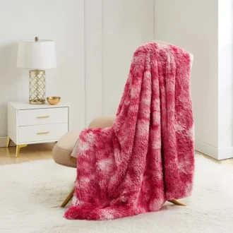 Shaggy Faux Fur Plush Filtar