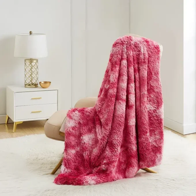 Shaggy Faux Fur Plush Filtar