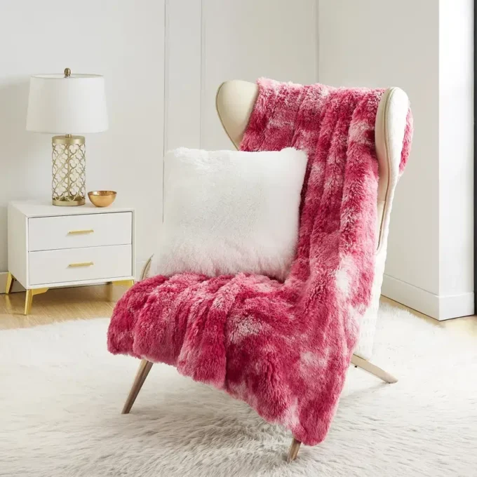 Shaggy Faux Fur Plush Filtar